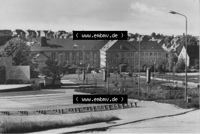 1969, Oelsnitz im Erzgebirge, Blick zum Clubhaus Hans Marchwitza, Einbildkarte, zum herunterladen freigegeben Sammlung