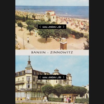 Ansichtskarte Verlag Felix Setecki Berlin der DDR, Sammlung Bezirk Rostock 1967, Bansin-Zinnowitz Grußkarte, Verlag Felix Setecki Berlin. Digitales Bildmaterial von Ansichtskarten... Sammlung