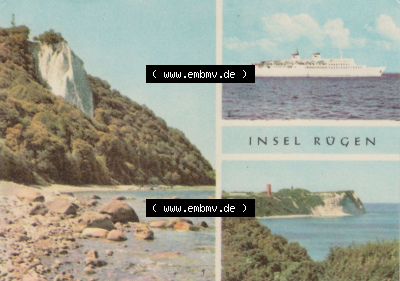 Ansichtskarte Verlag Felix Setecki Berlin der DDR, Sammlung Bezirk Rostock 1967, Insel Rügen, Stubbenkammer, DDR-Großfähre... Sammlung