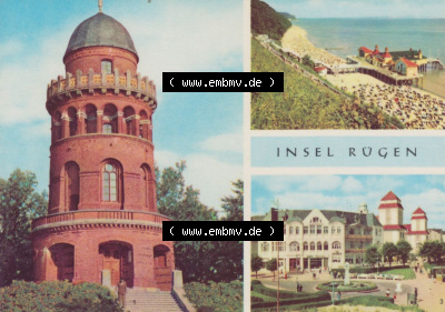 Ansichtskarte Verlag Felix Setecki Berlin der DDR, Sammlung Bezirk Rostock 1967, Insel Rügen Bergen Rugardturm, Seebrücke Sellin... Sammlung