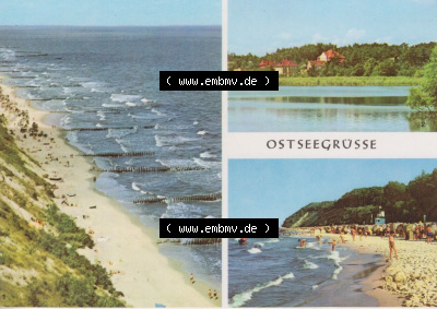 Ansichtskarte Verlag Felix Setecki Berlin der DDR, Sammlung Bezirk Rostock 1970, Ostseegrüße, Koserow, Kölpinsee, Koserow,... Sammlung