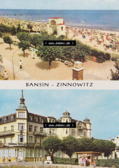 Ansichtskarte Verlag Felix Setecki Berlin der DDR, Sammlung Bezirk Rostock 1967, Bansin-Zinnowitz Grußkarte, Verlag Felix Setecki... Sammlung