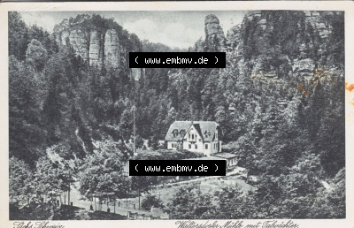 Ansichtskarten aus dem Deutschen Reich, Königreich Sachsen, Sächsische Schweiz, Königreich Sachsen Sechs. Schweiz Waltersdorfer... Sammlung