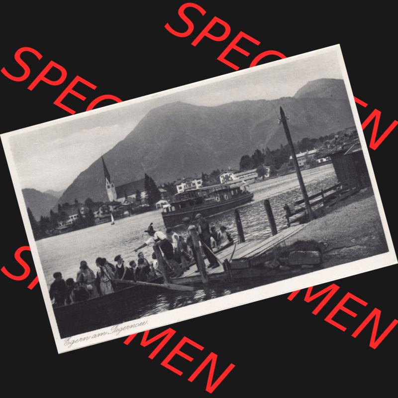 Ansichtskarten aus dem Deutschen Reich, Königreich Bayern, Landkreis Miesbach, Stadt Tegernsee, Sammlung Tegernsee allgemein vor 1945, ungelaufen, 131, Egern... Sammlung
