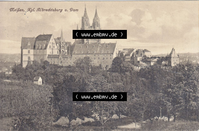 Ansichtskarten aus dem Deutschen Reich, Königreich Sachsen, Sächsische Schweiz, Königreich Sachsen, Meißen Albrechtsburg und... Sammlung