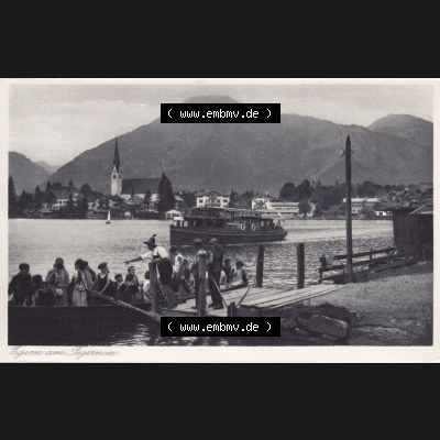 Ansichtskarten aus dem Deutschen Reich, Königreich Bayern, Landkreis Miesbach, Stadt Tegernsee, Sammlung Tegernsee allgemein vor 1945, ungelaufen, 131, Egern... Sammlung