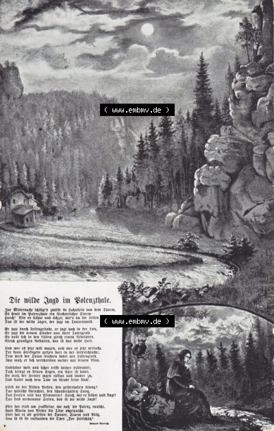 Ansichtskarten aus dem Deutschen Reich, Königreich Sachsen, Sächsische Schweiz, Königreich Sachsen Sächsische Schweiz, Wilde... Sammlung
