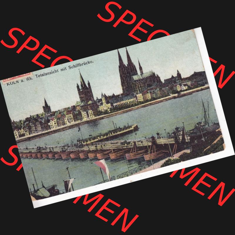 Ansichtskarten aus dem Deutschen Reich, Preußen, Provinz Rheinland, Stadt Köln, Sammlung Köln allgemein vor 1945, 1909, Köln a. Rh.... Sammlung