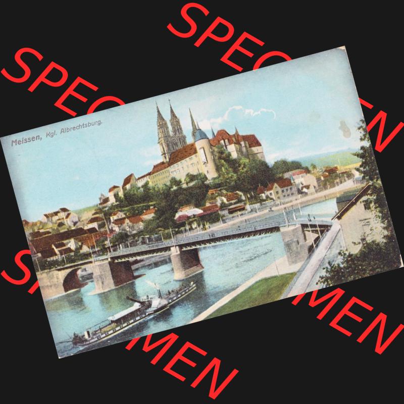 Ansichtskarten aus dem Deutschen Reich, Königreich Sachsen, Sächsische Schweiz, Königreich Sachsen, Meissen, Königliche Albrechtsburg (1) Sammlung