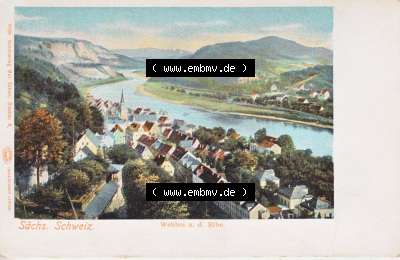 Ansichtskarten aus dem Deutschen Reich, Königreich Sachsen, Sächsische Schweiz, Königreich Sachsen Sächsische Schweiz Wehlen... Sammlung