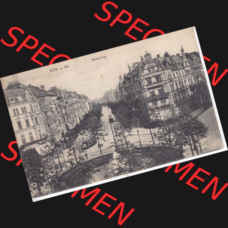 Ansichtskarten aus dem Deutschen Reich, Preußen, Provinz Rheinland, Stadt Köln, Sammlung Köln allgemein vor 1945, 1908, Köln a. Rh.... Sammlung