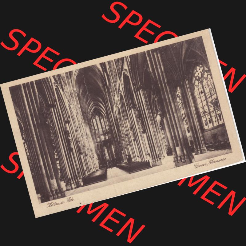 Ansichtskarten aus dem Deutschen Reich, Preußen, Provinz Rheinland, Stadt Köln, Sammlung vor 1945, Kölner Dom Dom, Inneres, Querformat (1) Sammlung