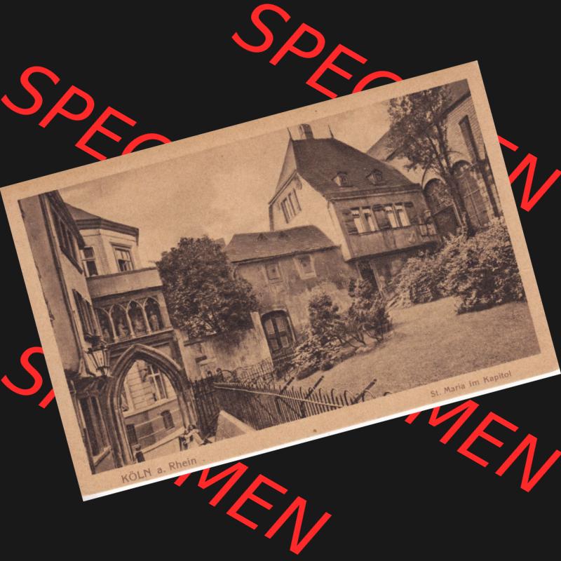 Ansichtskarten aus dem Deutschen Reich, Preußen, Provinz Rheinland, Stadt Köln, Sammlung Köln allgemein vor 1945, Köln a. Rhein St. Maria... Sammlung