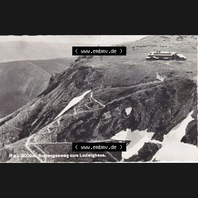 Ansichtskarte Österreich / Austria, Bundesland Niederösterreich: Unsortiert in s/w Schwarzweiß Schlagenweg zum Karl Ludwighaus (1) Sammlung