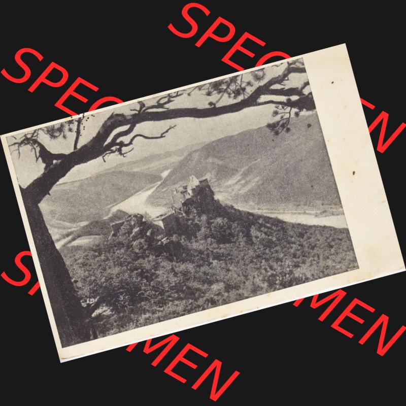 Ansichtskarte Österreich / Austria, Bundesland Niederösterreich: Unsortiert in s/w Schwarzweiß Ruine Aggstein, Ritter von Kuenring (1) Sammlung