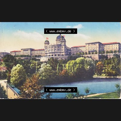 Ansichtskarte Schweiz, Karton Bern, Verwaltungskreis Bern-Mittelland, Stadt Bern, Lithografie vor 1945, 1914, Bern, Bundespalast, Bundesgebäude (1) Sammlung