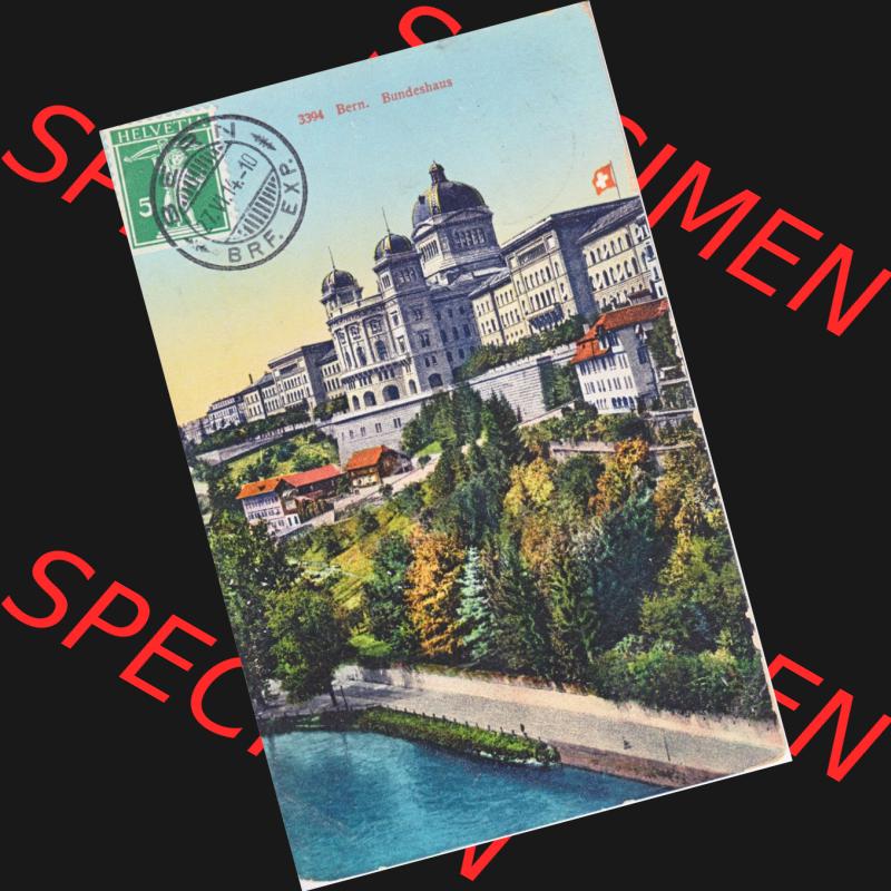 Ansichtskarte Schweiz, Karton Bern, Verwaltungskreis Bern-Mittelland, Stadt Bern, Lithografie vor 1945, 3394 Bern, Bundeshaus, Bundespalast, Hochformat (1) Sammlung