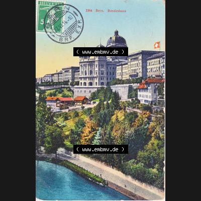 Ansichtskarte Schweiz, Karton Bern, Verwaltungskreis Bern-Mittelland, Stadt Bern, Lithografie vor 1945, 3394 Bern, Bundeshaus, Bundespalast, Hochformat (1) Sammlung