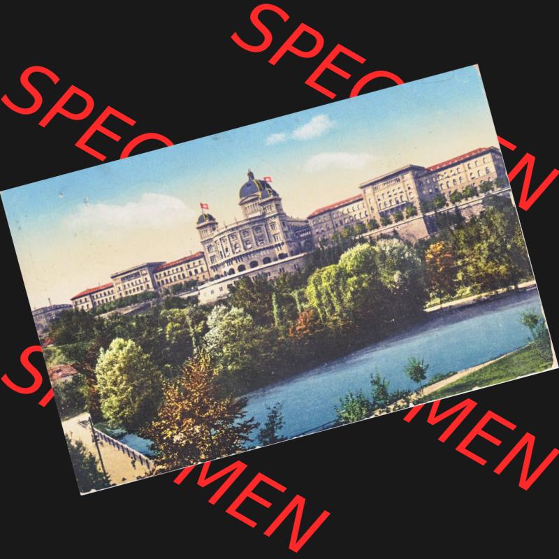 Ansichtskarte Schweiz, Karton Bern, Verwaltungskreis Bern-Mittelland, Stadt Bern, Lithografie vor 1945, 1914, Bern, Bundespalast, Bundesgebäude (1) Sammlung