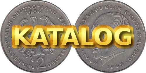 BRD Münzen 1948-2001, Vollansichten der DM-Münzen Seite 235 Bild