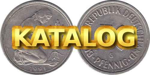 BRD Münzen 1948-2001, Vollansichten der DM-Münzen Seite 127 Bild