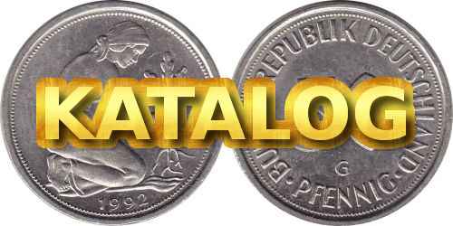 BRD Münzen 1948-2001, Vollansichten der DM-Münzen Seite 131 Bild