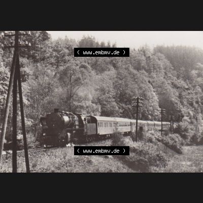DDR Dampflokomotive aus Deutschland 1964, Baureihe 50 im Elstertal (1) Sammlung