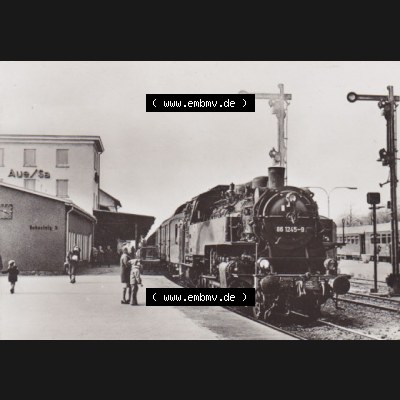 DDR Dampflokomotive aus Deutschland 1976, Baureihe 86, in Aue (1) Sammlung