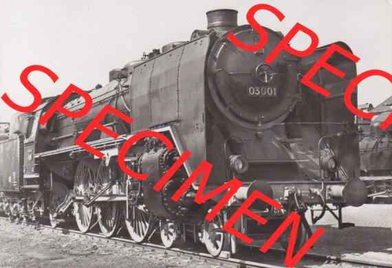 Dampflokomotive aus Deutschland 1930, Deutsches Reich, Baureihe 03, 100DPI (1) Sammlung