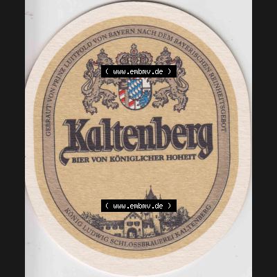 Bierdeckel Kaltenberg König Ludwig Bier von Königlicher Hoheit (1). Deutscher Katalog über deutsche Bierdeckel König Ludwig Schlossbrauerei Kaltenberg aus Bundesland... Sammlung