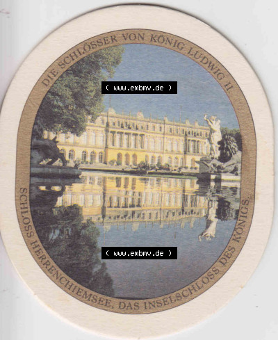Bierdeckel Prinzregent Luitpold von Bayern Weißbier (5). Deutscher Katalog über deutsche Bierdeckel König Ludwig Schlossbrauerei... Sammlung