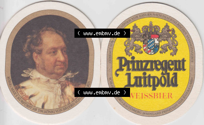 Bierdeckel Prinzregent Luitpold von Bayern Weißbier (9). Deutscher Katalog über deutsche Bierdeckel König Ludwig Schlossbrauerei... Sammlung
