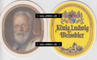 Bierdeckel 2008 König Ludwig Weissbier Gebraut von Prinz Luitpold von Bayern (3). Deutscher Katalog über deutsche Bierdeckel... Sammlung