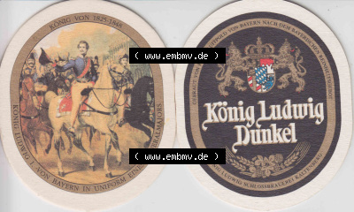 Bierdeckel Serie König Ludwig Dunkel, Schlossbrauerei Kaltenberg (2). Deutscher Katalog über deutsche Bierdeckel König Ludwig... Sammlung