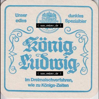 Bierdeckel Königl. Bayern Bier Schloss zu Kaltenberg König Ludwig (1). Deutscher Katalog über deutsche Bierdeckel König Ludwig Schlossbrauerei Kaltenberg aus... Sammlung