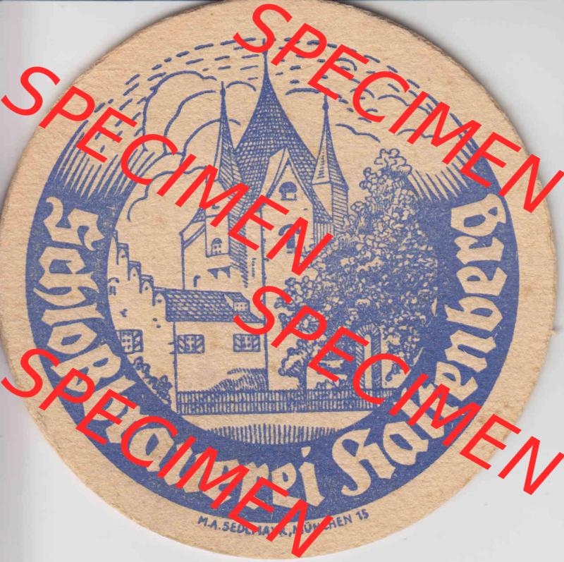 Bierdeckel Schloßbrauerei Kaltenberg (1). Deutscher Katalog über deutsche Bierdeckel König Ludwig Schlossbrauerei Kaltenberg aus Bundesland Bayern, zum katalogisieren... Sammlung