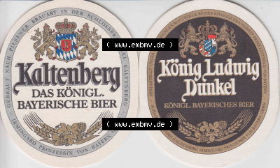 Bierdeckel König Ludwig Dunkel Köngl. Bayerisches Bier (2). Deutscher Katalog über deutsche Bierdeckel König Ludwig Schlossbrauerei... Sammlung