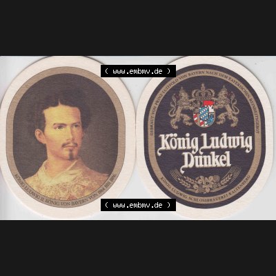 Bierdeckel Serie König Ludwig Dunkel, Schlossbrauerei Kaltenberg (5). Deutscher Katalog über deutsche Bierdeckel König Ludwig Schlossbrauerei Kaltenberg aus Bundesland... Sammlung