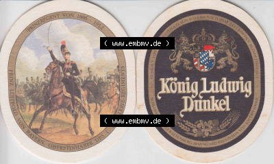 Bierdeckel Serie König Ludwig Dunkel, Schlossbrauerei Kaltenberg (10). Deutscher Katalog über deutsche Bierdeckel König Ludwig... Sammlung