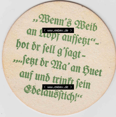 Bierdeckel Landsberg, Aktien-Brauerei Kaufbeuren (3). Deutscher Katalog über deutsche Bierdeckel Aktienbrauerei Kaufbeuren aus... Sammlung