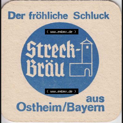 Bierdeckel Der fröhliche Schluck-Streckbräu aus Ostheim-Bayern (2). Deutscher Katalog über deutsche Bierdeckel Streckbräu aus Ostheim aus Bundesland Bayern, zum... Sammlung