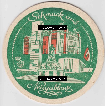 Bierdeckel Schmuck aus Neugablonz, Aktien-Brauerei Kaufbeuren (2). Deutscher Katalog über deutsche Bierdeckel Aktienbrauerei... Sammlung