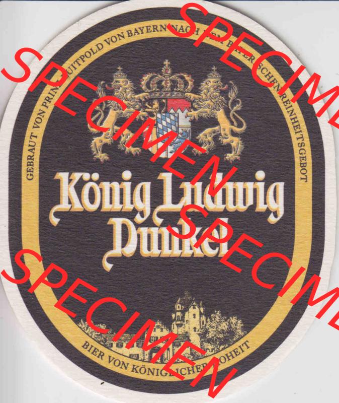 Bierdeckel König Ludwig Bierdeckel König Max I. Kurfürst ab 1799 (1). Deutscher Katalog über deutsche Bierdeckel König Ludwig Schlossbrauerei Kaltenberg... Sammlung