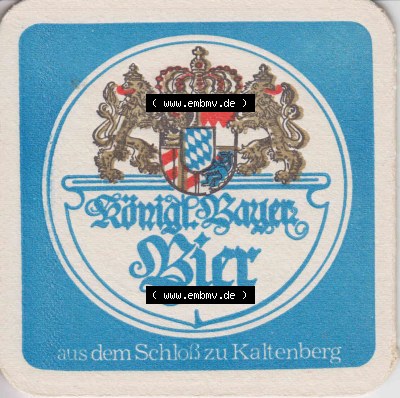 Bierdeckel Königl. Bayern Bier Schloß zu Kaltenberg König Ludwig (2). Deutscher Katalog über deutsche Bierdeckel König Ludwig... Sammlung