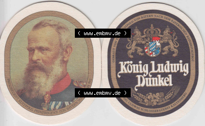 Bierdeckel Serie König Ludwig Dunkel, Schlossbrauerei Kaltenberg (3). Deutscher Katalog über deutsche Bierdeckel König Ludwig... Sammlung