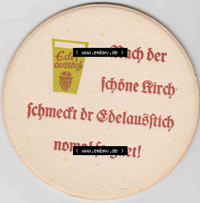 Bierdeckel In der Wies, Aktien-Brauerei Kaufbeuren (3). Deutscher Katalog über deutsche Bierdeckel Aktienbrauerei Kaufbeuren... Sammlung
