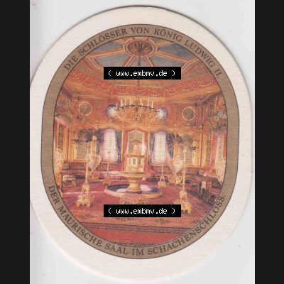 Bierdeckel König Ludwig Dunkel, Edles Bayrisches TRaditionsbier (2). Deutscher Katalog über deutsche Bierdeckel König Ludwig Schlossbrauerei Kaltenberg aus Bundesland... Sammlung