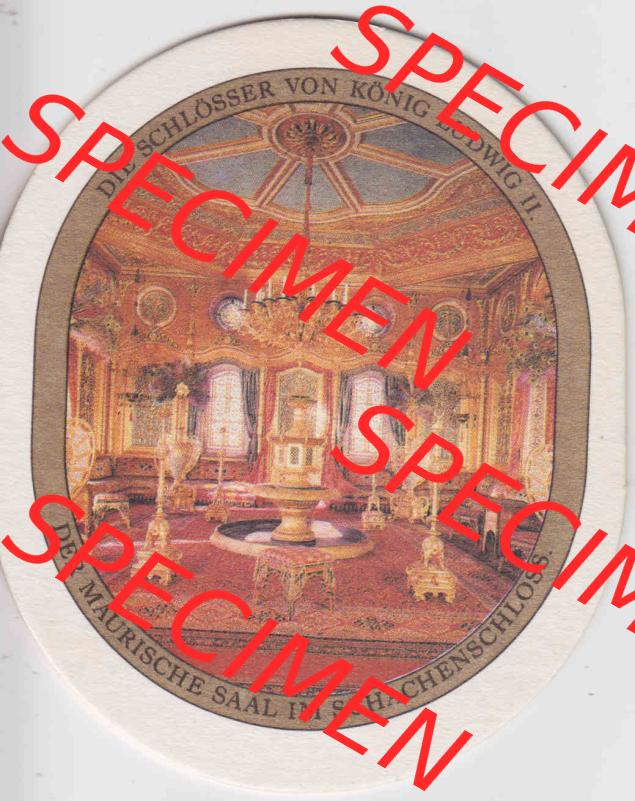 Bierdeckel König Ludwig Dunkel, Edles Bayrisches TRaditionsbier (2). Deutscher Katalog über deutsche Bierdeckel König Ludwig Schlossbrauerei Kaltenberg aus Bundesland... Sammlung