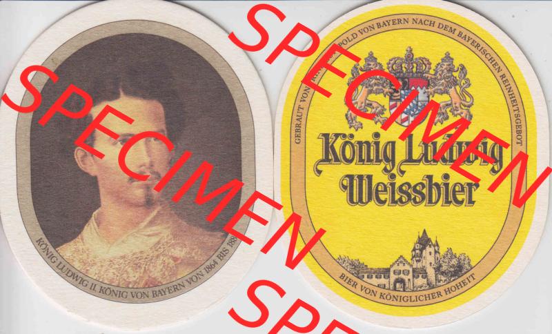 Bierdeckel 2008 König Ludwig Weissbier Gebraut von Prinz Luitpold von Bayern (4). Deutscher Katalog über deutsche Bierdeckel König Ludwig Schlossbrauerei Kaltenberg aus... Sammlung