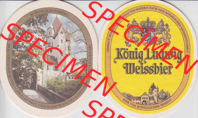 Bierdeckel 2008 König Ludwig Weissbier Gebraut von Prinz Luitpold von Bayern (2). Deutscher Katalog über deutsche Bierdeckel König Ludwig Schlossbrauerei Kaltenberg aus... Sammlung